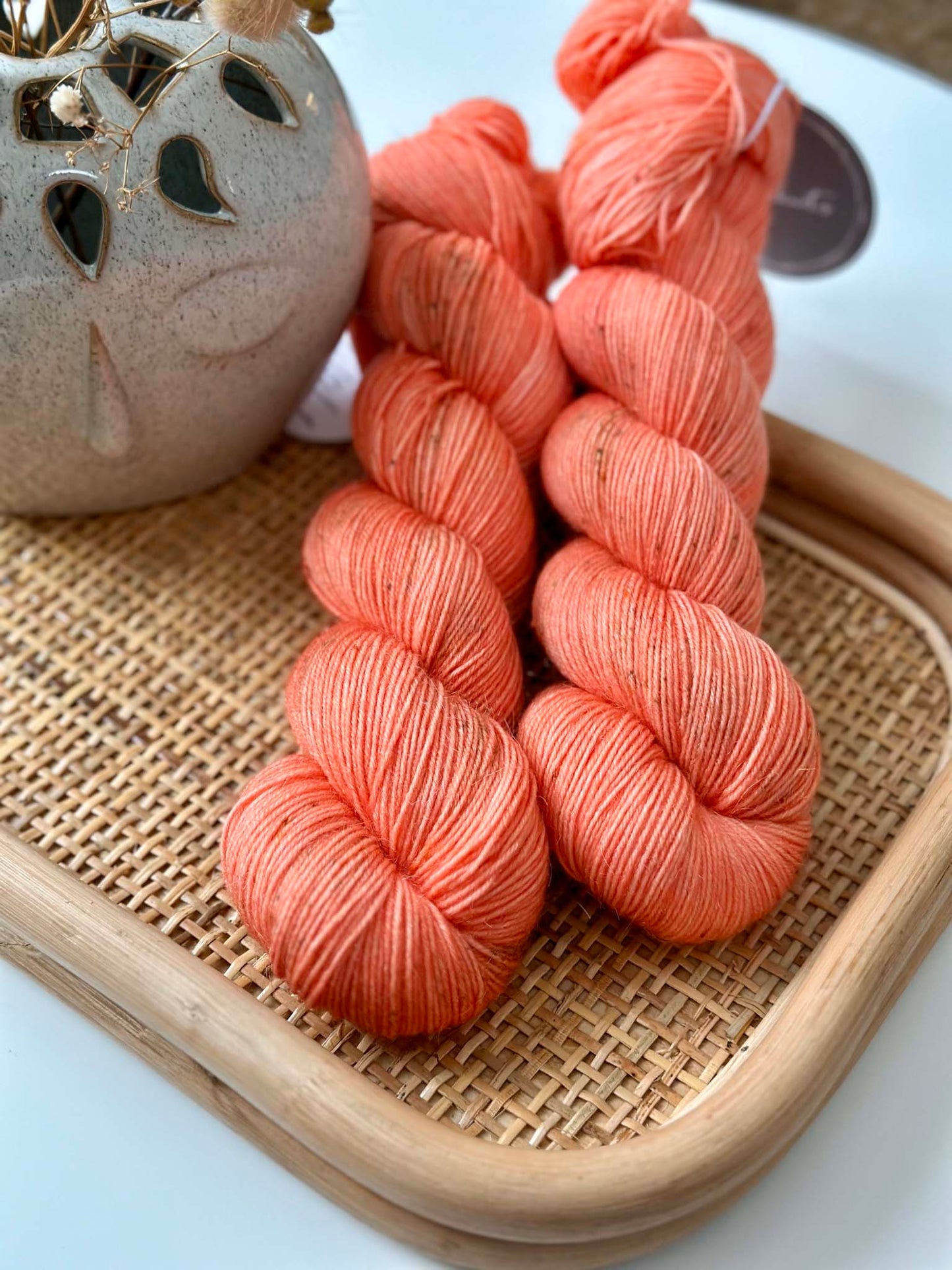 KiMo Sock lanka - Angry Salmon