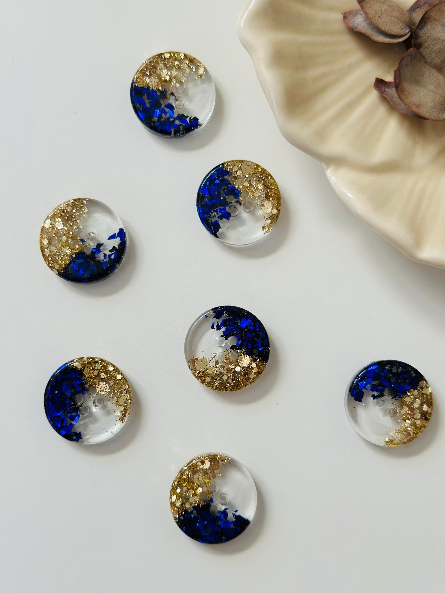 Glitternapit 8 kpl