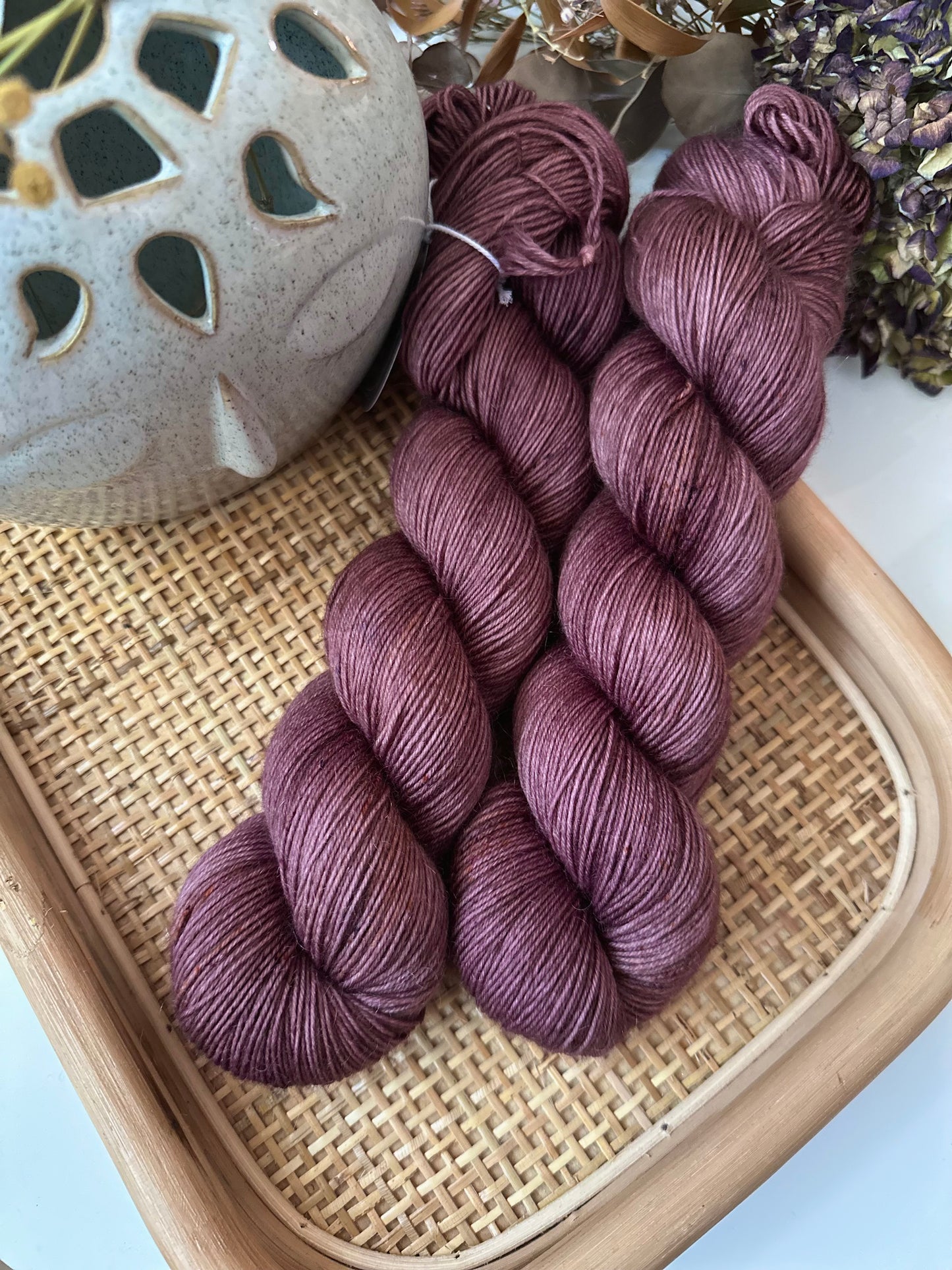 KiMo Sock Yarn - Plum Wine