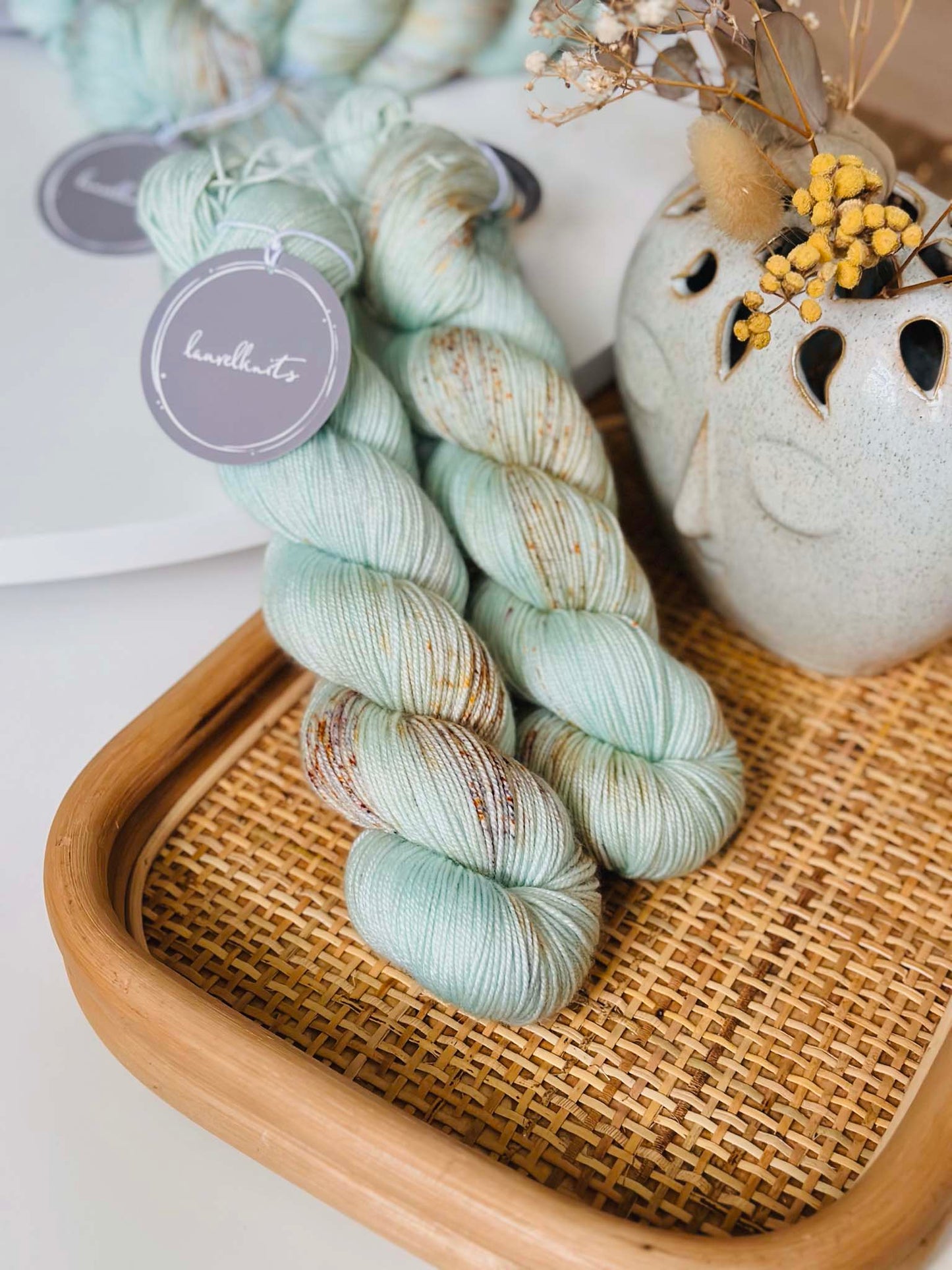 BFL Silky Sock lanka - Dirty Mint