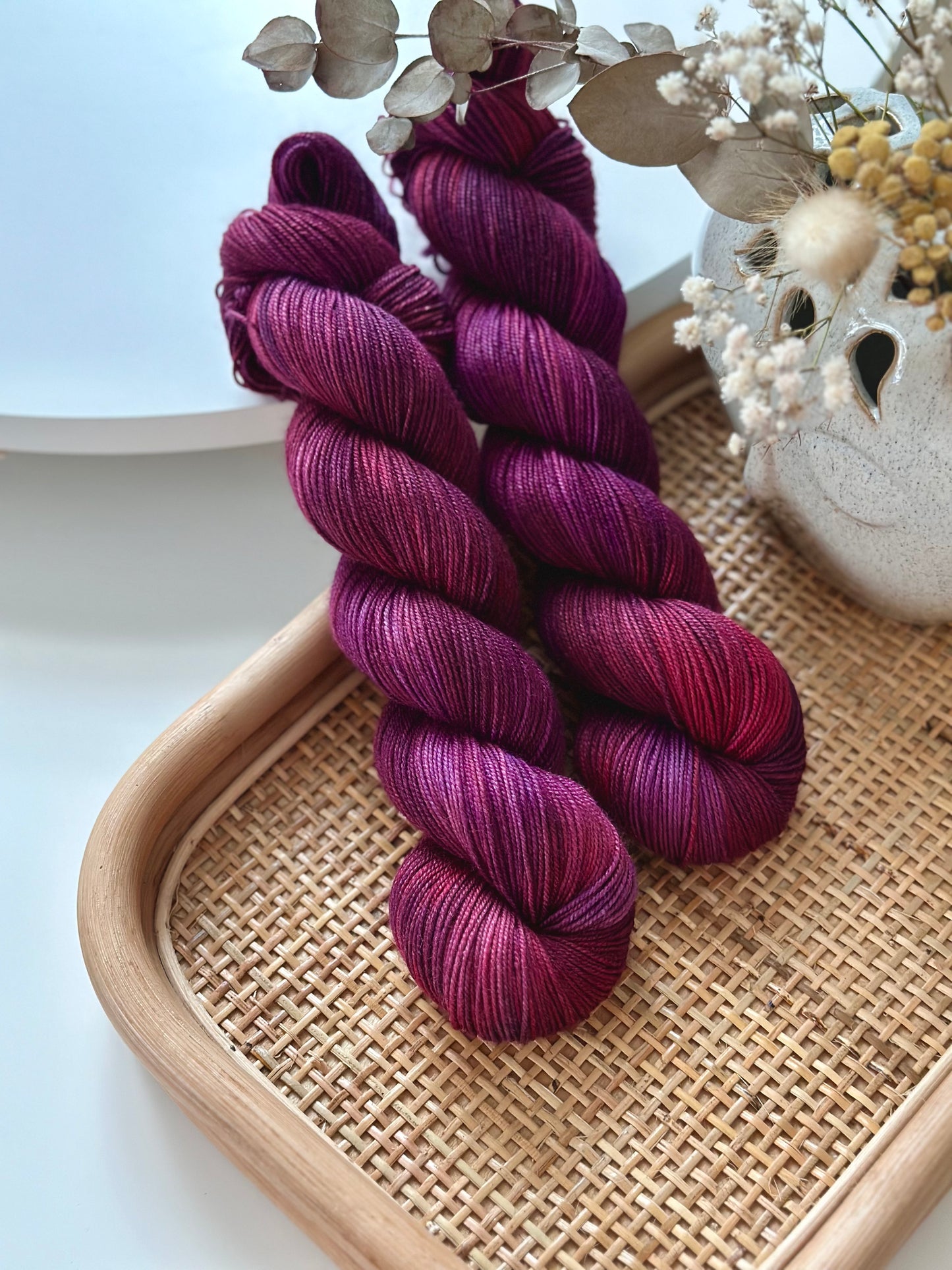 BFL Silky Sock lanka - Dramatic Berry