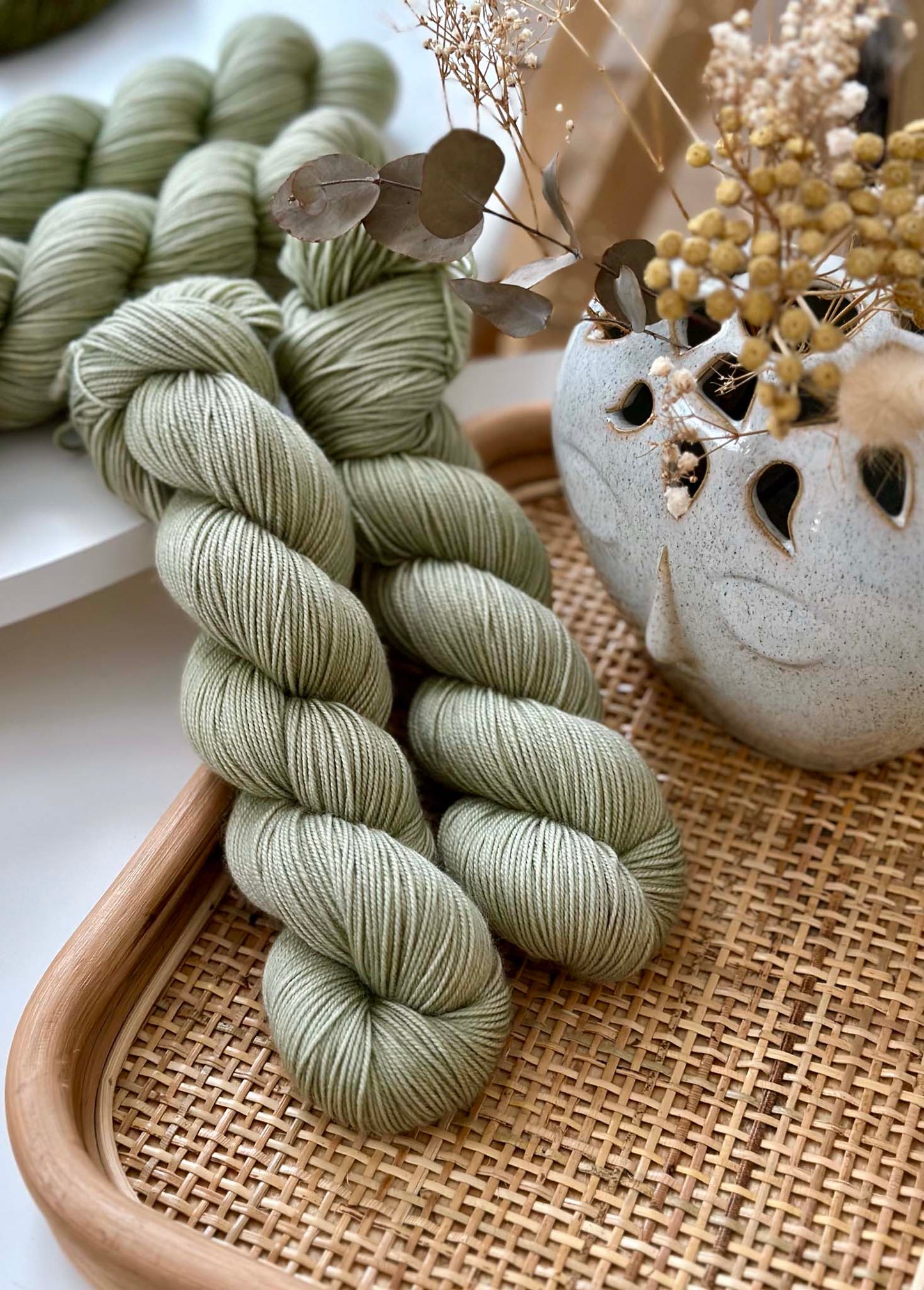 BFL Silky Sock lanka - Misty Moss