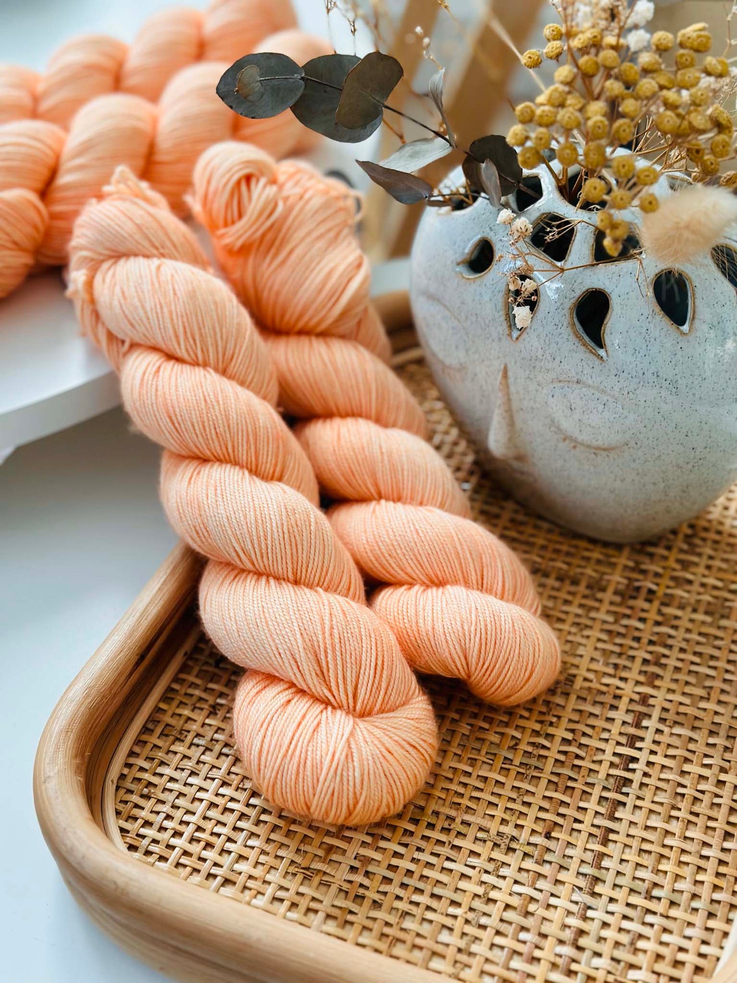 BFL Silky Sock lanka - Pretty Peach