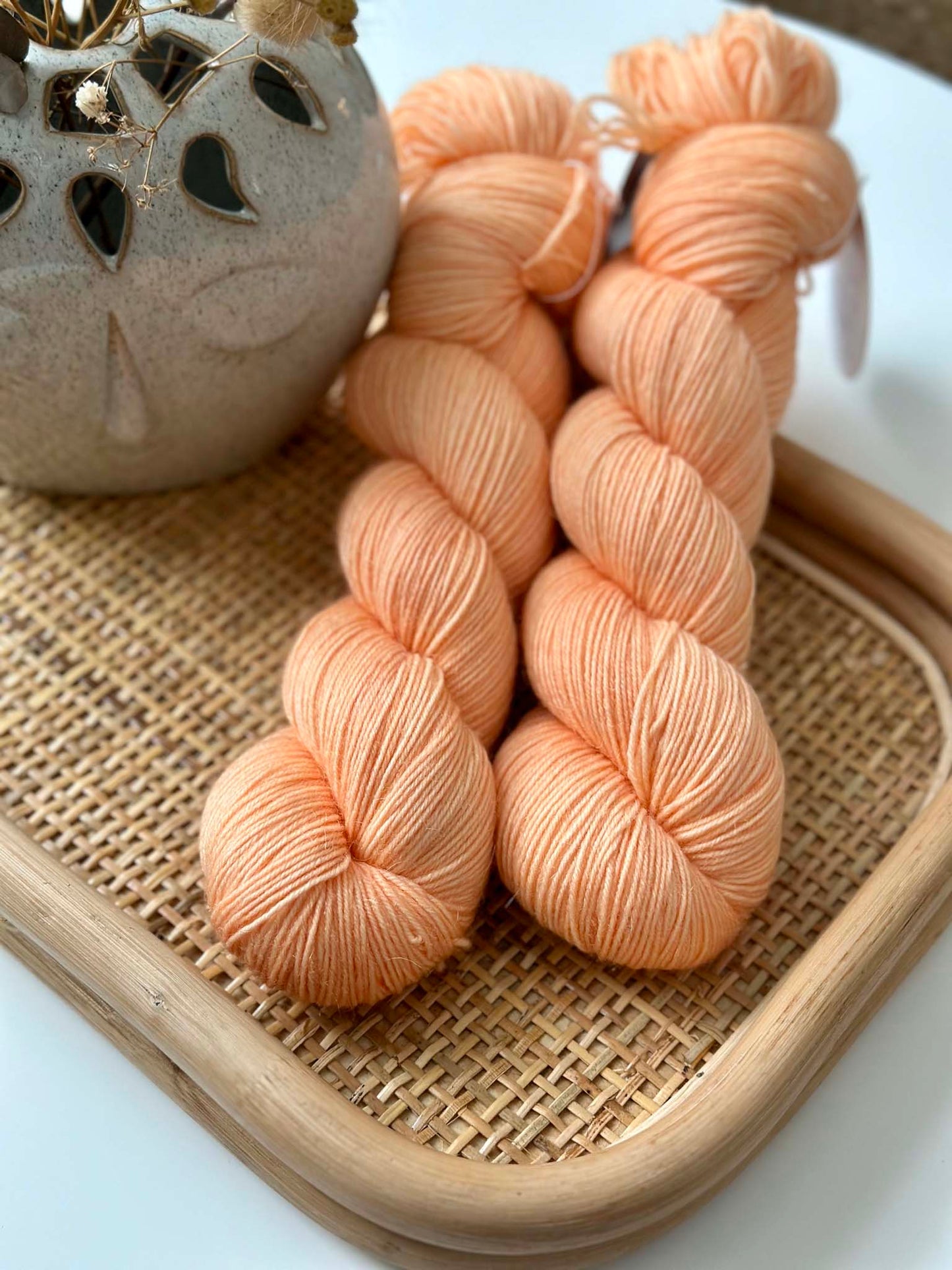 KiMo Sock Yarn -  Pretty Peach