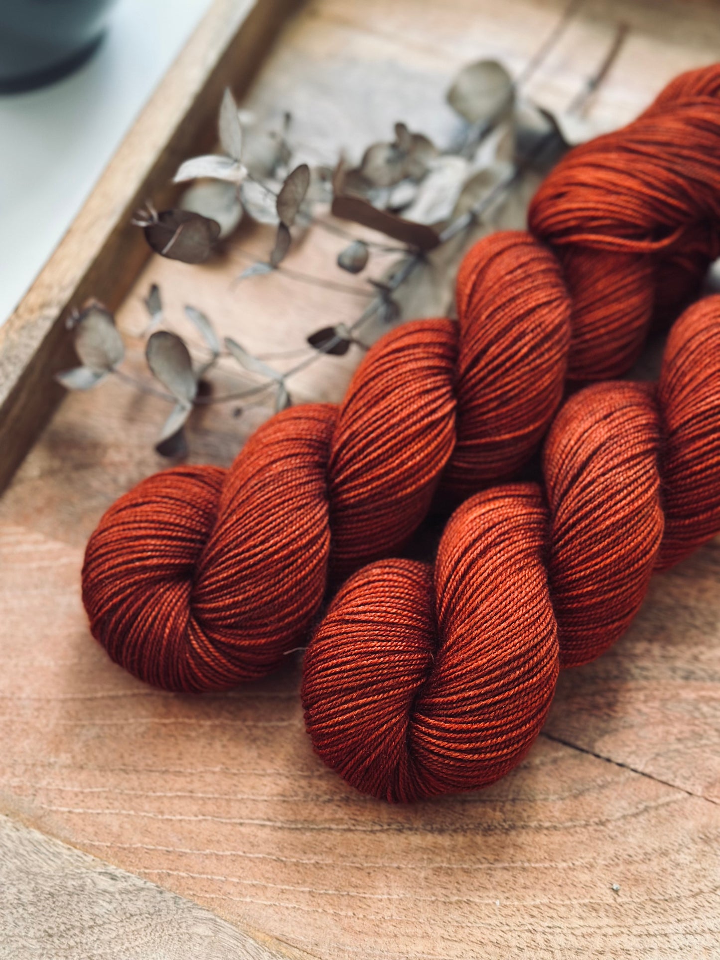 KiMo Sock lanka - Dark Smoky Copper