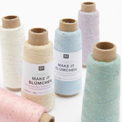 Rico Design Creatice Make it Blümchen -paljettilanka