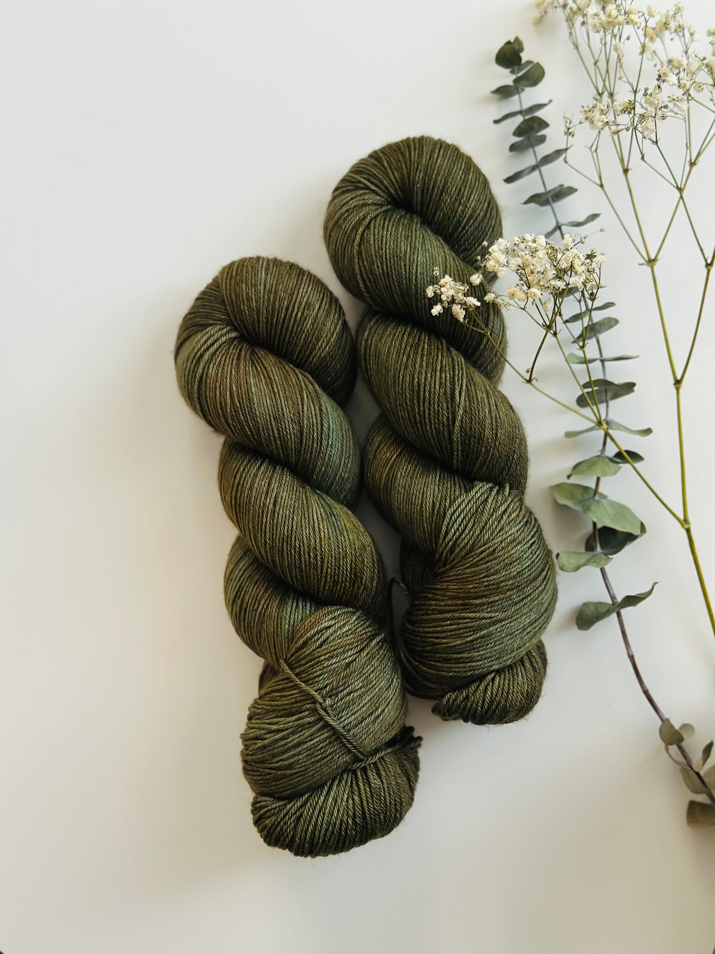 SuperSock Yarn - Dark Little Olive